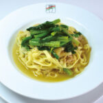 【ツナとほうれん草にんにく風味パスタ】